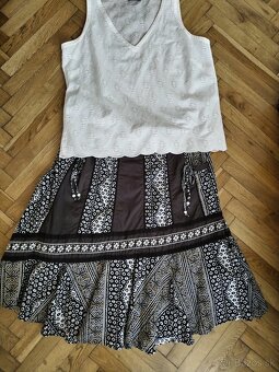 hnedá sukňa M&S - 3