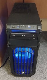 PC CORSAIR, Intel i5-7600K@3,8GHz,GTX 1060, 16GB DDR3, 3xSSD - 3