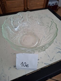 Krištálové a sklenené poháre, misy a misky - 3