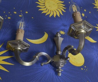 Mosadzné nástenné svietidla. - 3