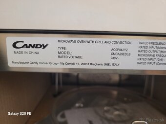 Mikrovlnná rúra CANDY s grilom - 3