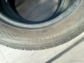 Predám 4ks zimné pneumatiky 215/55R16 ESA+ Tecar 5-6 mm - 3