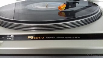 Gramofon TECHNICS SL-BD22, stroboskop FG SERVO, vyroba Japan - 3