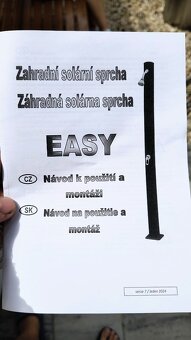 Záhradná solárna sprcha - 3