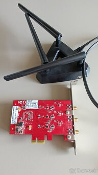 Predám Wi-Fi kartu ASUS PCE-AC68 Dual band 3x3 - 3