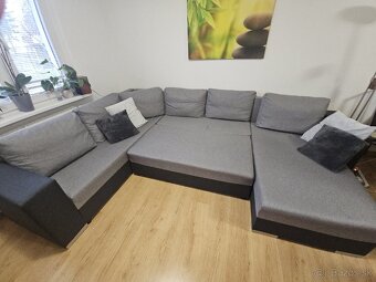 Sedacia súprava v tvare U - skoro nová - 3