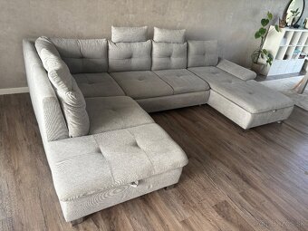 Predám sedaciu súpravu v tvare ľavé U - 3