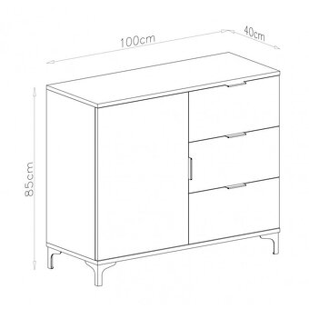 Komoda LANA 03 Dub Artisan - 3