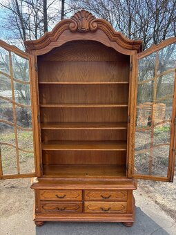 Rustikálna masivná vitrína - 3