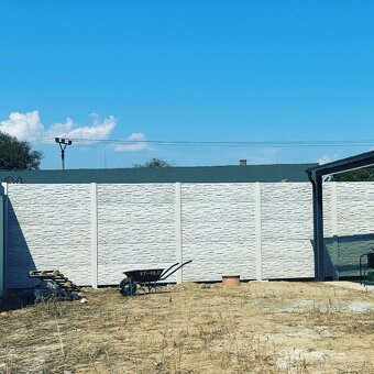 Slovenské betónové ploty aj s montážou len 83€/BM- Košice - 3