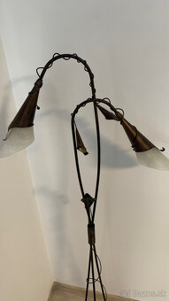 Luster + stojacia Lampa - vintage , rustikalny - 3