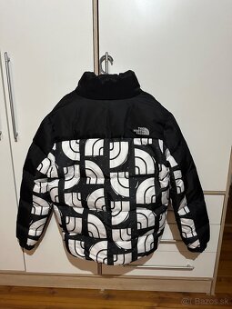 Zimná bunda The North Face - bielo čierna M/L - 3