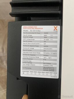 Solax X1 3,2kw nový nepouživany - 3