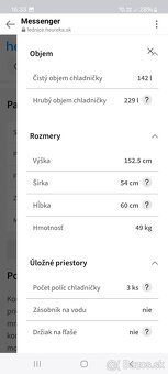 Predám chladničku Beko - 3