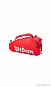 Predám tenisový bag Wilson Super tour red 15 - 3