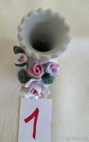 Porcelánové dekorácie- socha, vázy - 3