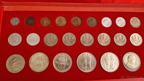 Mince Slovenský Štát, halier, koruna, kazeta - 3