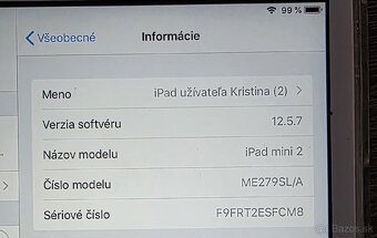 iPad Mini 2 16GB Biely super stav - 3