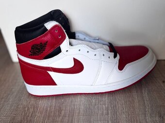 AIR JORDAN 1 RETRO HIGH OG White University Red Black Blanc - 3