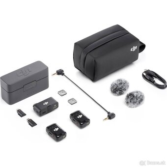 DJI MIC 2 (2 TX + 1 RX + NABÍJACIE PUZDRO) Záruka - 3
