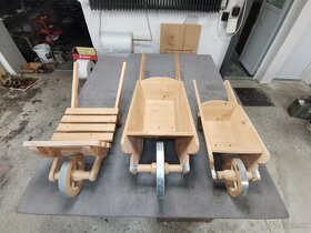 Drevený furik/tragač. Zahradny - 3