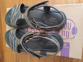 Kožené sandálky LASOCKI YOUNG veľ. 32 modré, 6 € s poštou - 3