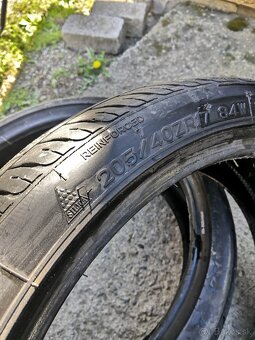 Predám letné pneumatiky Nankang 205/40 R17 - 3