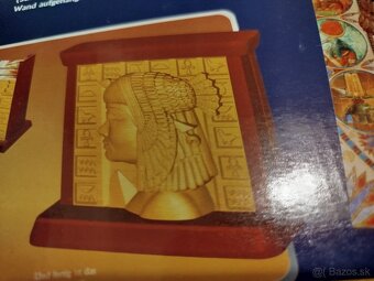 Puzzle 2D alebo 3 D krásna Nefertiti - 3