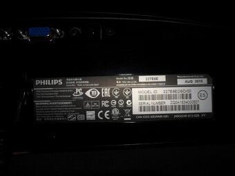 predam philips monitor 227e6e. funkcny - 3