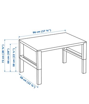 Rastúci stôl IKEA Påhl - 3