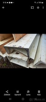 Predám železné účka 160 mm s dĺžkou 3 m - 3