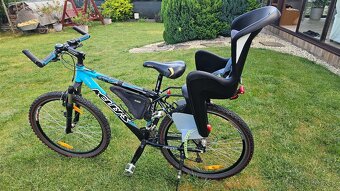 Detská cyklistická sedačka Polisport Šedo-zelená - 3