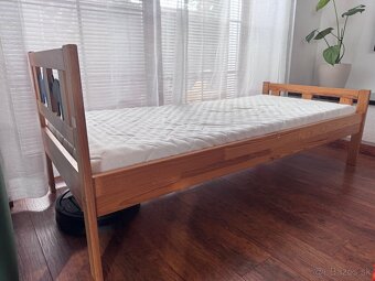 Detská postel ikea 160x70 + 1 zdarma bez roštu - 3