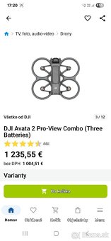 Dron dji avata 2 combo ako na obrázku? - 3