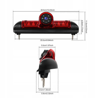 Cúvacia kamera pre dodávky Jumper / Boxer / Ducato - 3