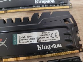 Predám TOP pamäte DDR3 / 32GB (4x8) KINGSTON Beast 2400 Mhz - 3