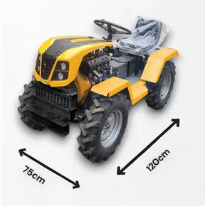 Minitraktor GARDEN T18 VER-G2 4x4,12HP diesel - 3