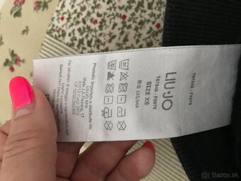 LIU JO black originál luxusne damske teplaciky S - 3