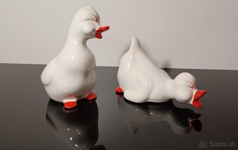 Krásne porcelánové staré kačičky 60 te roky - 3