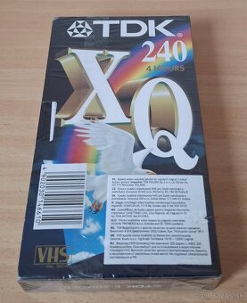 VHS Kazeta TDK XQ240 / Nová Zabalená - 3