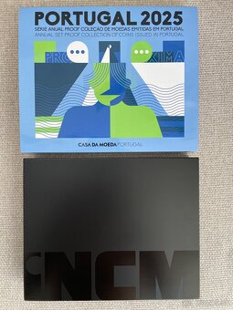 Portugalsko 2025 proof set 2€ - 1c - 3