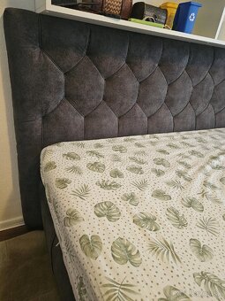 Posteľ Boxspring 180x200 + kvalitný matrac - 3