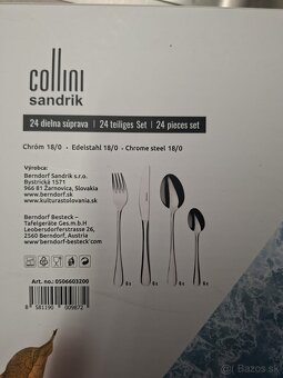Predám príbor Sandrik (24ks) - 3