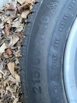 ✅ 215/60 R16 zimne Continental 2 ks - 3