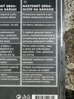 Powerfix organizér na stenu - 3
