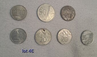 Mince rôzne, ČSSR, ČSFR, československé, lot.,ročníky... - 3