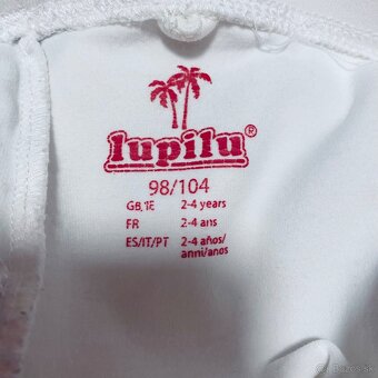 Detské biele 3/4 legíny Lupilu - 3