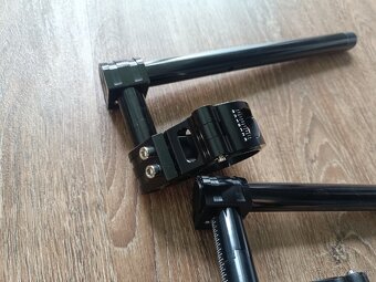 CNC výškovo nastaviteľné clip-ons 49-52mm - 3