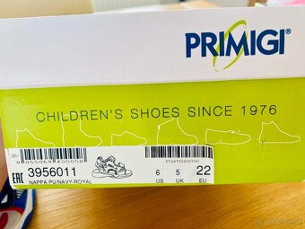 Detské sandále Primigi veľkosť 23 farba modro- šedé - 3
