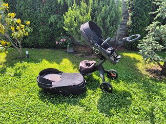 kočík STOKKE XPLORY black (podvozok/vanička/športová časť) - 3